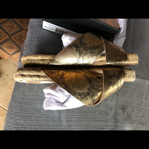 Dolce Vita Gild Metallic slid sandals “Genivee” - Picture 6 of 7